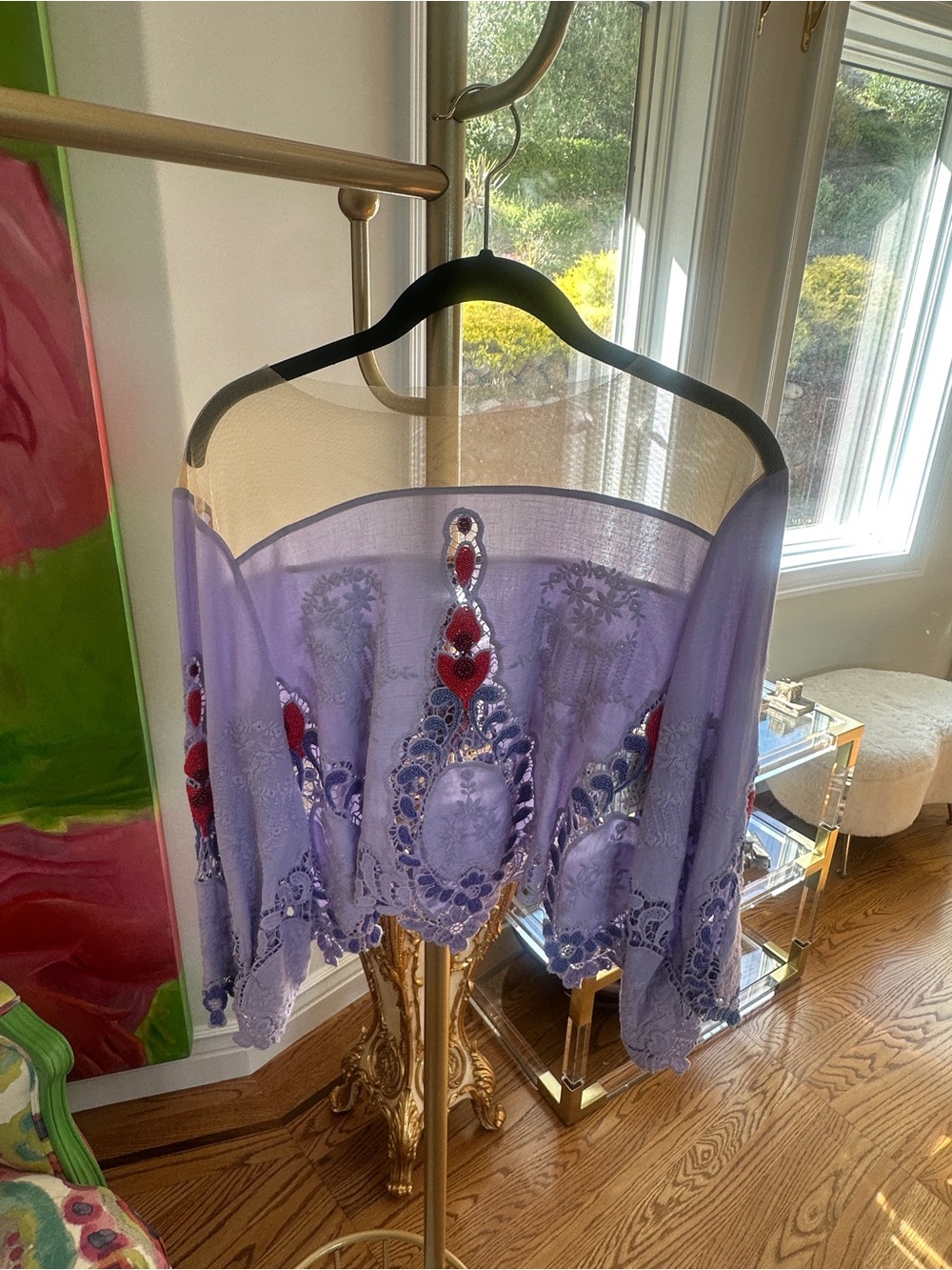 Lilac blouse